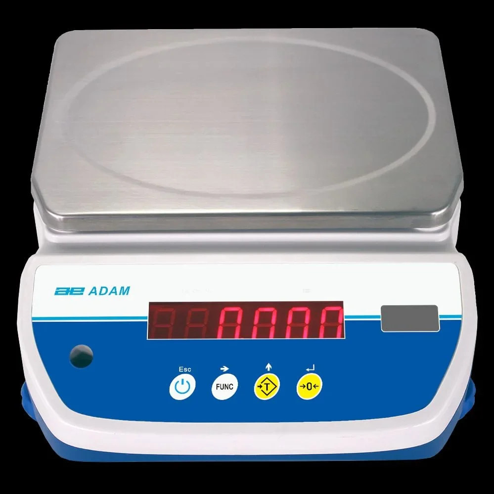 AE Adam Aqua ABW-S Wasserfeste Edelstahlwaagen, Kapazität 16kg/ Lesbarkeit 1g