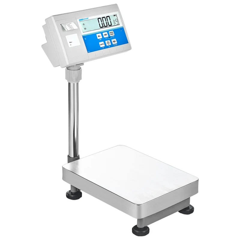 AE Adam Bodenwaage mit Hochanzeige und Einbaudrucker für Etiketten oder Barcodes 60 kg / Lesbarkeit 2 g - Image 2