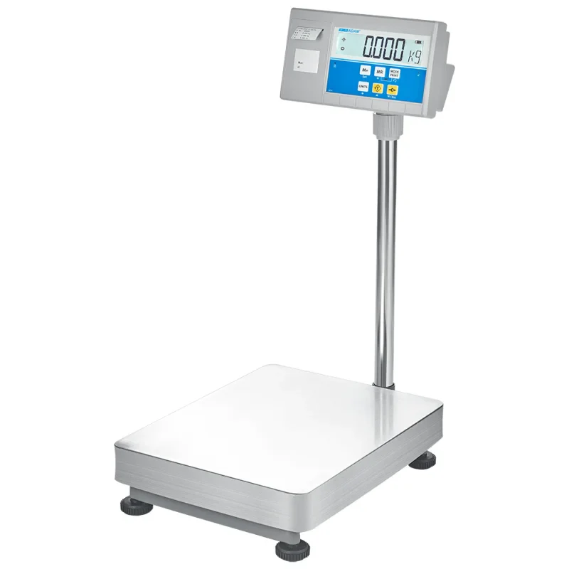 AE Adam Bodenwaage mit Hochanzeige und Einbaudrucker für Etiketten oder Barcodes 75 kg / Lesbarkeit 5 g - Image 3