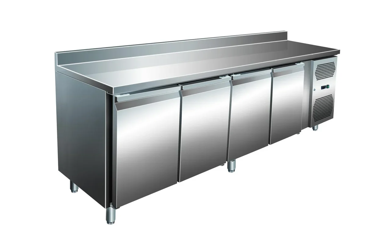 A&S Kühltisch VIP 600 4/0 2230 mm GN1/1, mit Aufkantung
