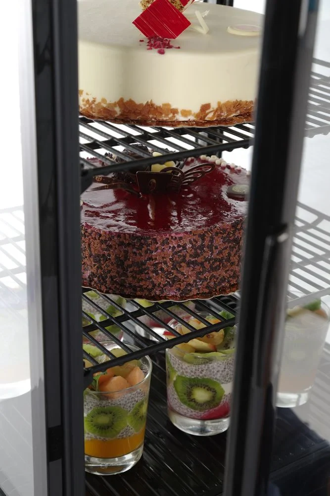 Aufsatz Vitrine schwarz 78 l Anti-Beschlag Höhe 966 mm - Image 4