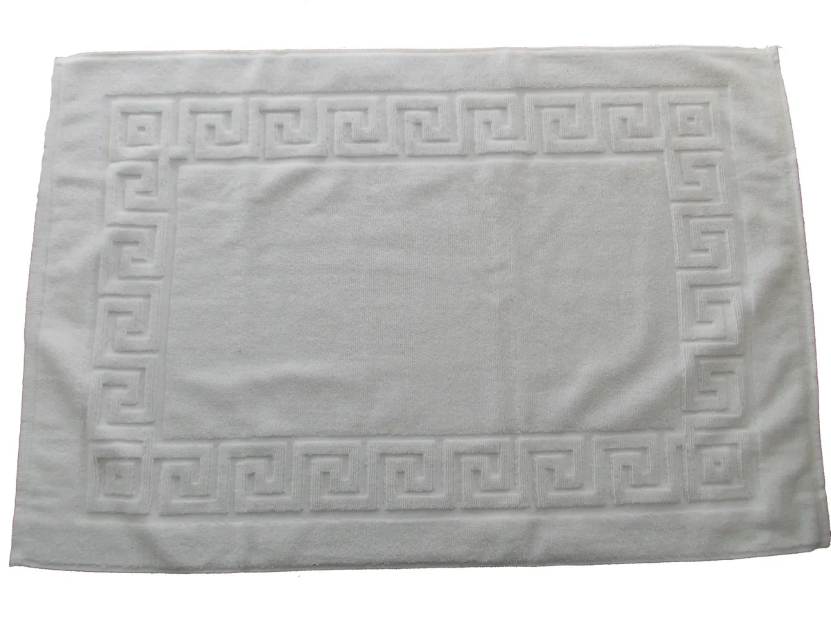 Badematte Zwirnfrottier 50x70cm - 500 Gr./m2