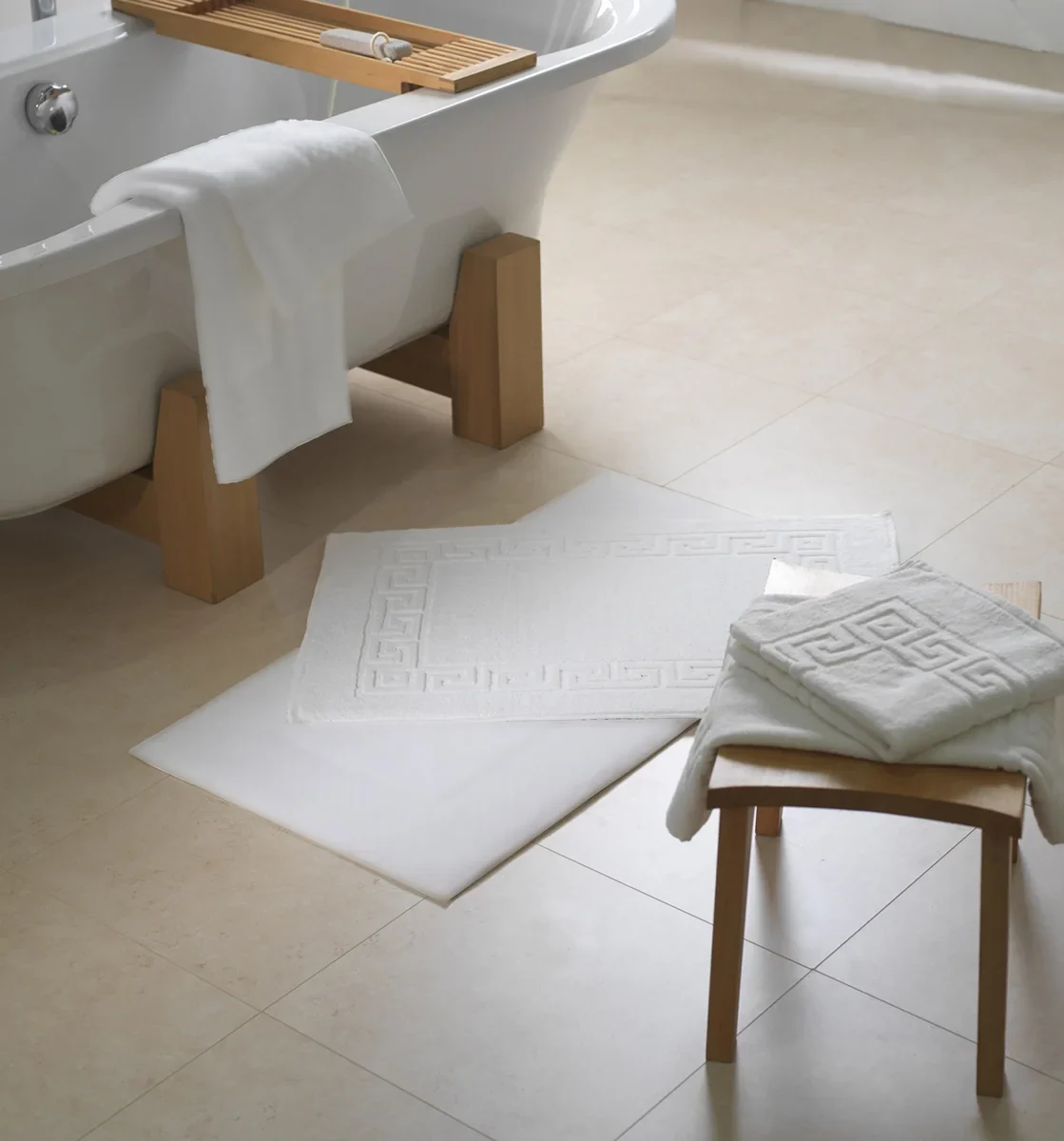 Badematte Zwirnfrottier 50x75cm - 700Gr./m2 - Image 3