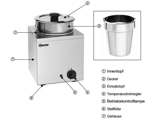 Bain-Marie Hotpot 3,5 L - Image 2