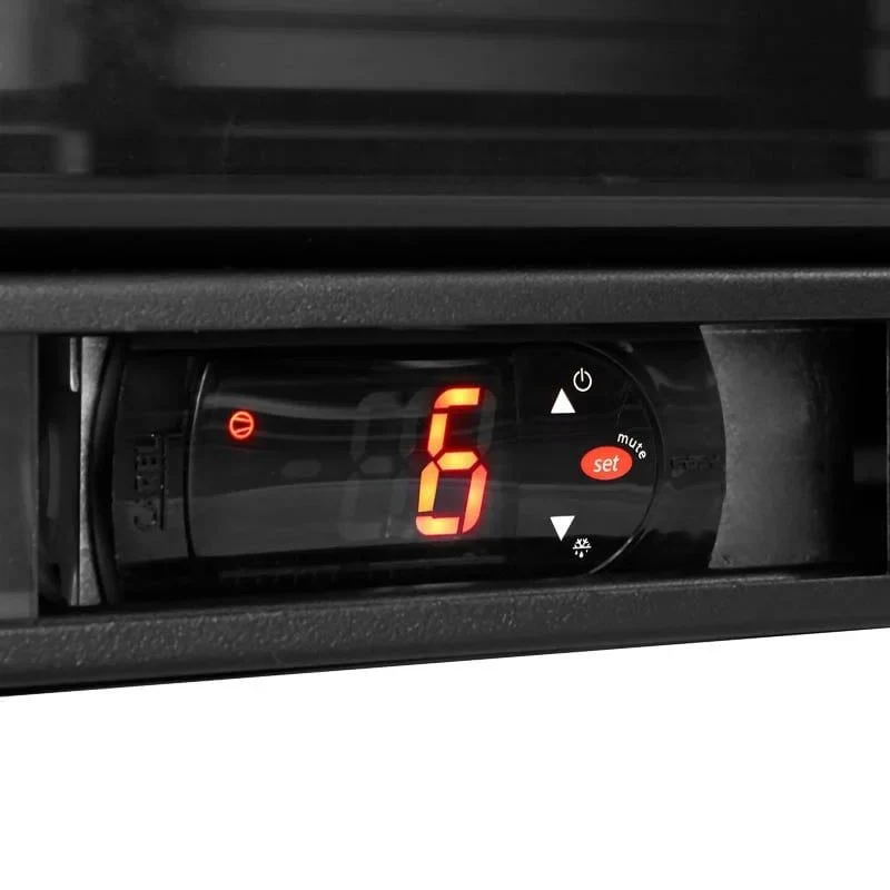 Barkühlschrank ECO 130 schwarz, LED Beleuchtung, unterbaubar - Image 6