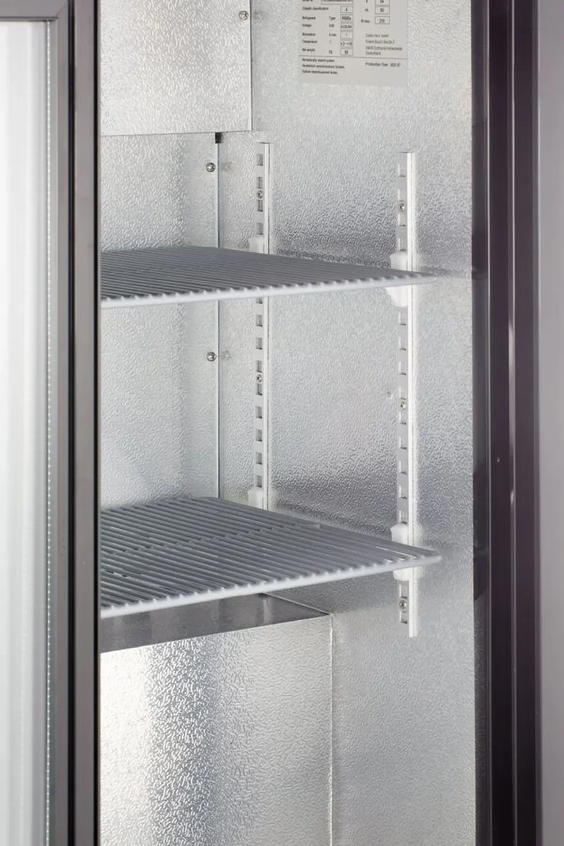Barkühlschrank ECO 230 mit Schiebetüren schwarz, LED Beleuchtung, unterbaubar - Image 4