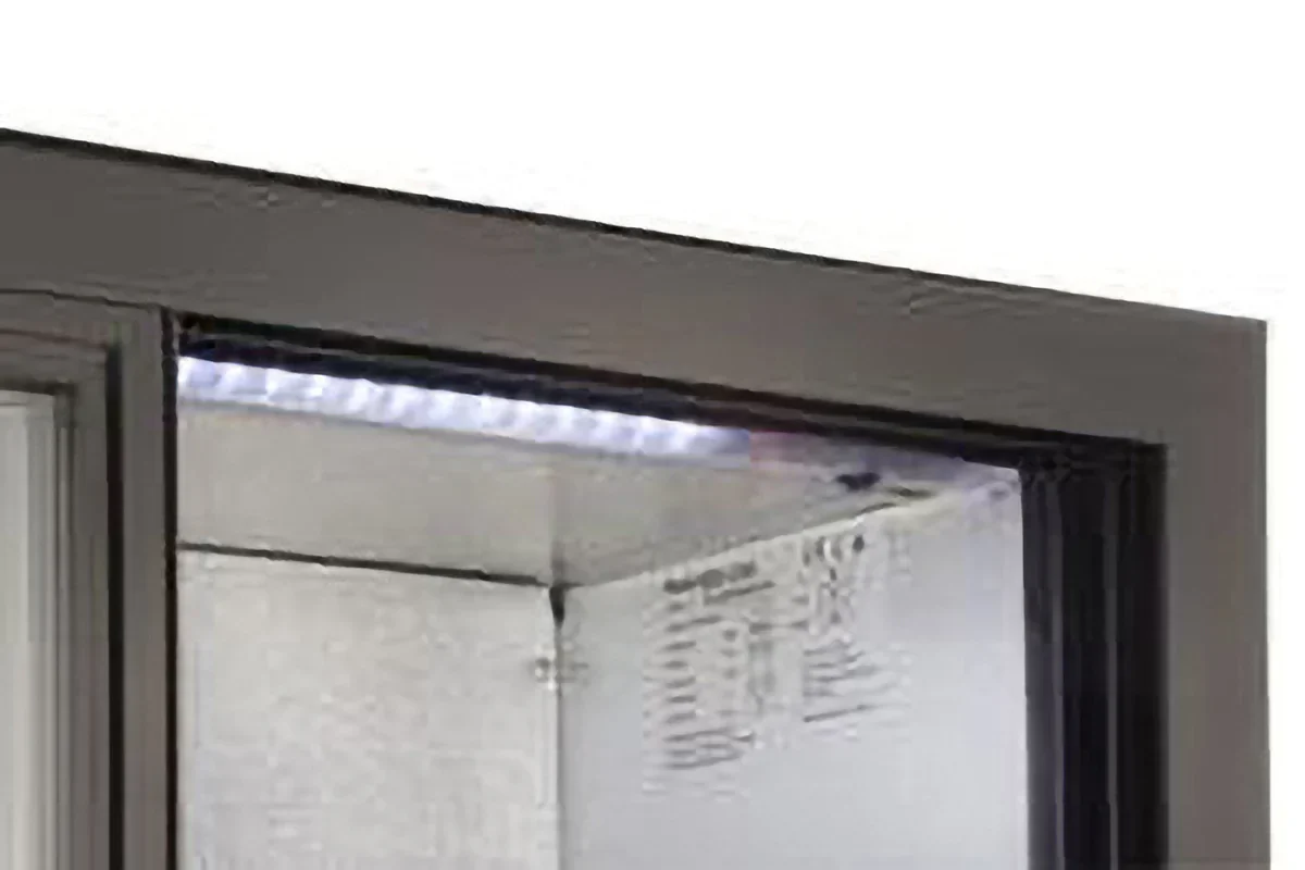 Barkühlschrank ECO 230 mit Schiebetüren schwarz, LED Beleuchtung, unterbaubar - Image 5