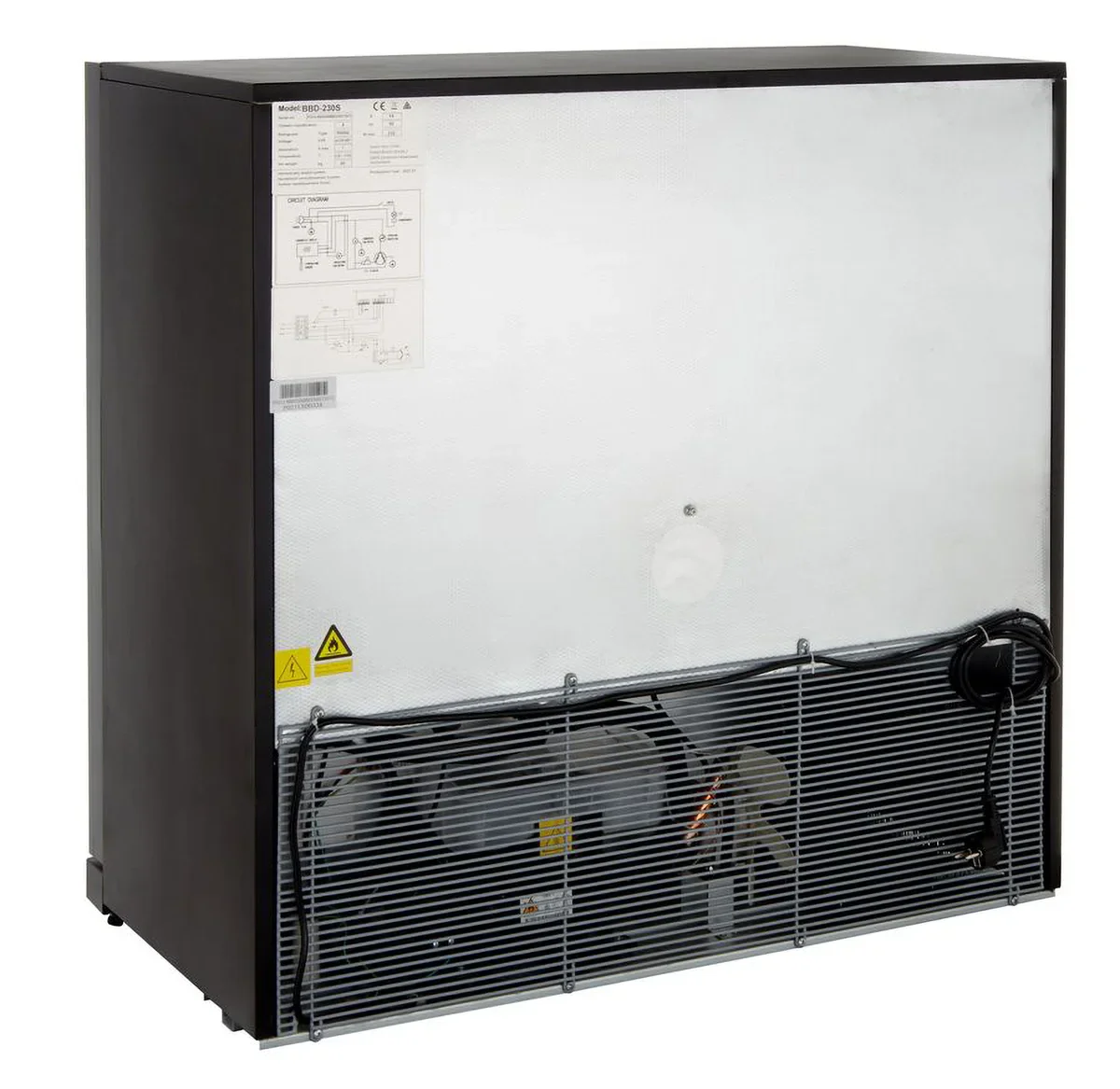 Barkühlschrank ECO 230 mit Schiebetüren schwarz, LED Beleuchtung, unterbaubar - Image 8