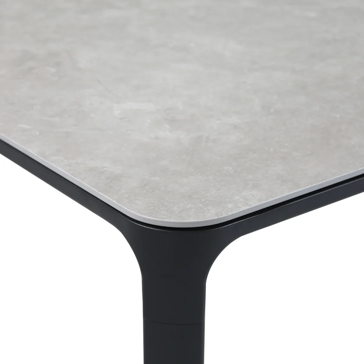 barths Belfort rechteckiger Dining-Tisch 140 x 90 cm - Anthrazit - Image 3