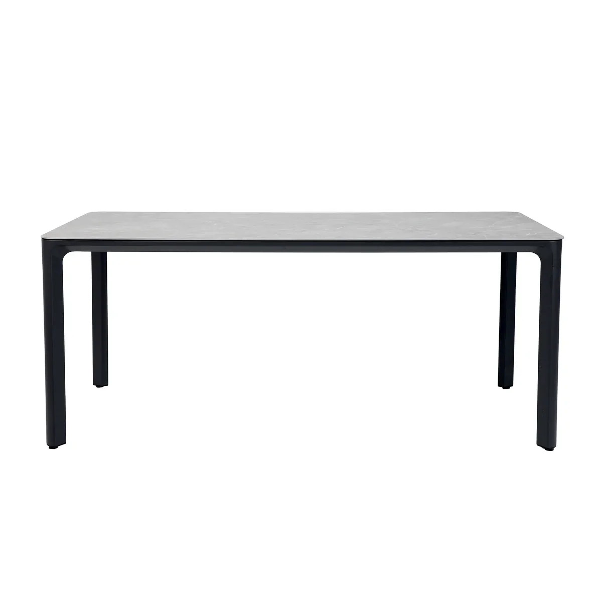 barths Belfort rechteckiger Dining-Tisch 210 x 90 cm - Anthrazit