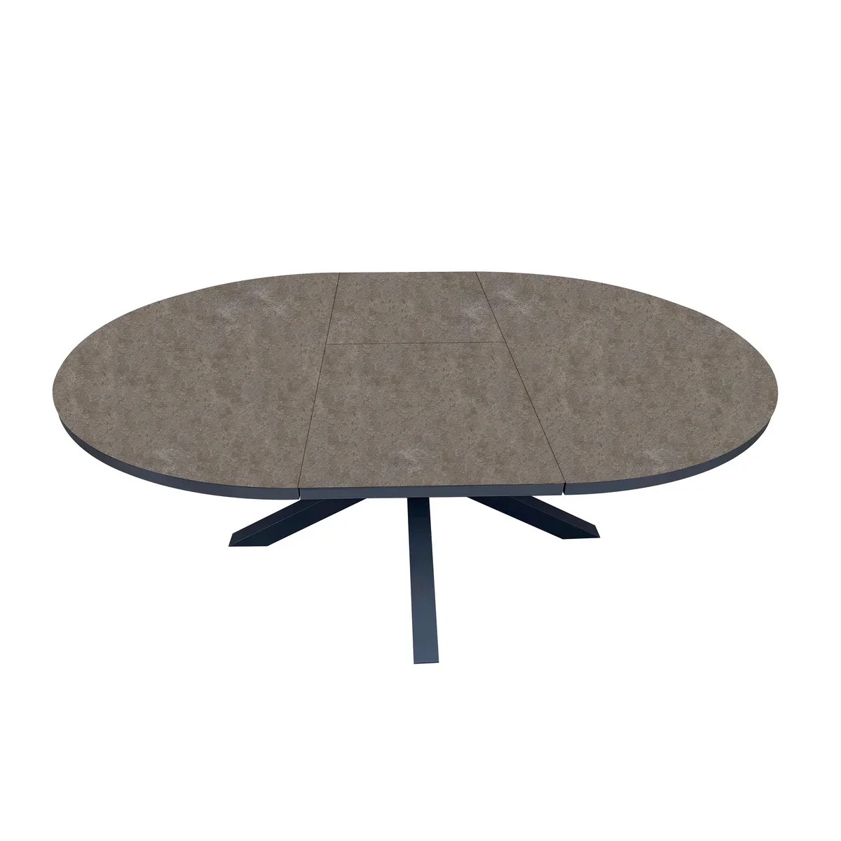 barths Fellow ausziehbarer Dining-Tisch 145/200 x 145 cm - Anthrazit - Image 2