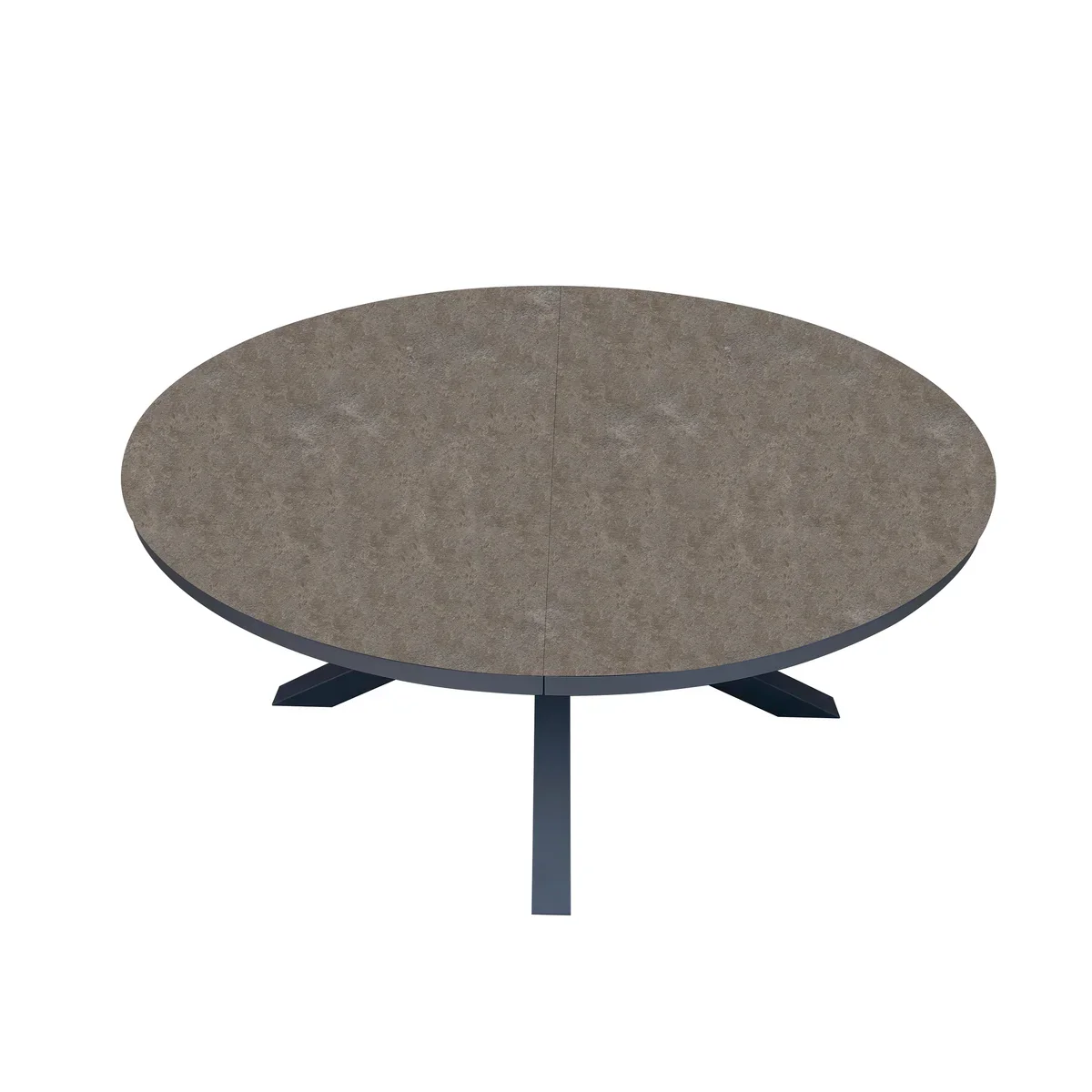 barths Fellow ausziehbarer Dining-Tisch 145/200 x 145 cm - Anthrazit - Image 3