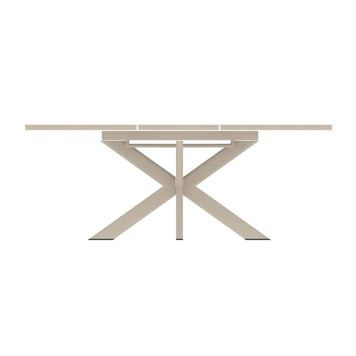 barths Fellow ausziehbarer Dining-Tisch 145/200 x 145 cm - Sand - Image 2