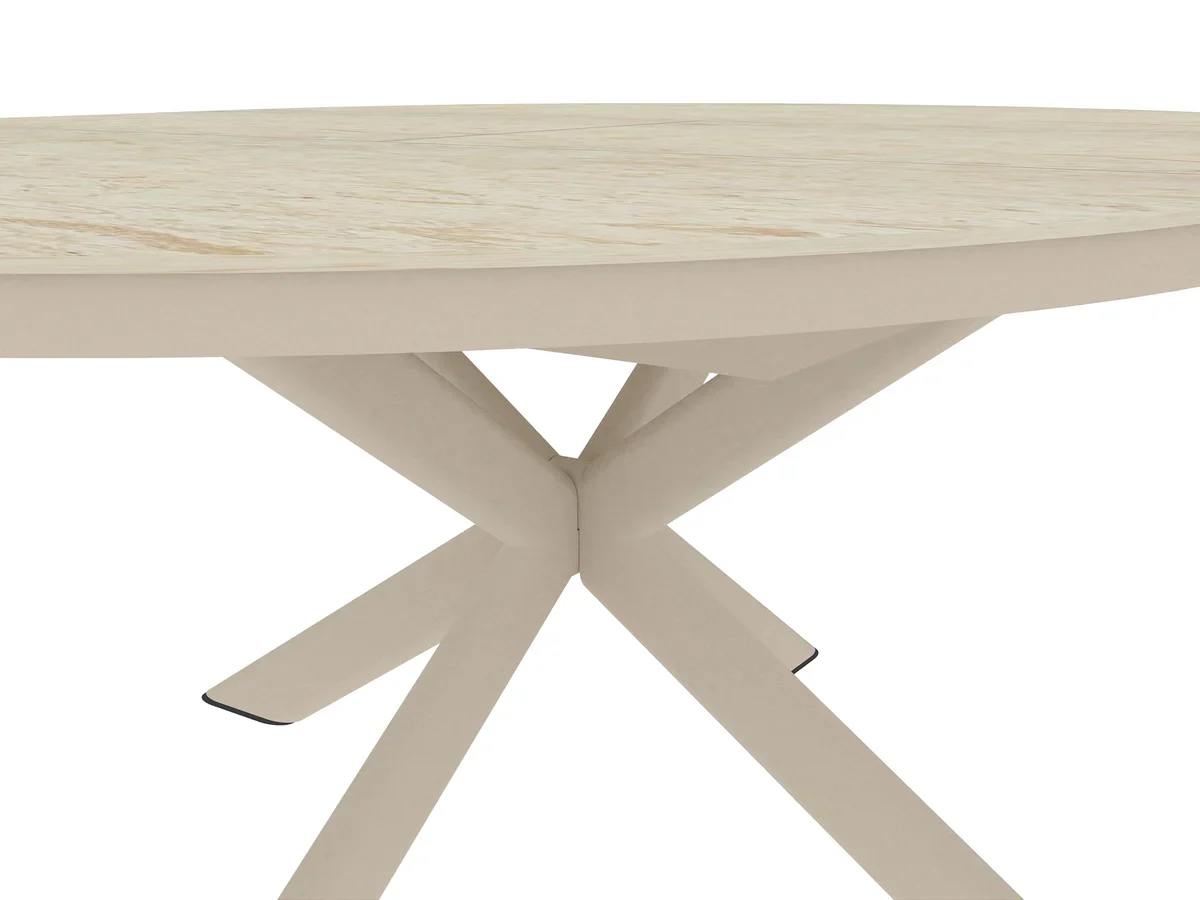 barths Fellow ausziehbarer Dining-Tisch 145/200 x 145 cm - Sand - Image 3