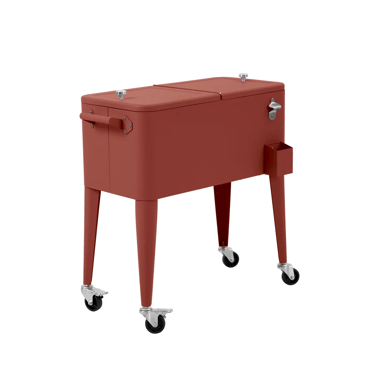 barths Icy Kühlbox auf Rädern – Terracotta