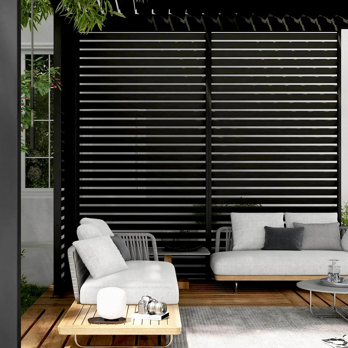 barths Louvre – Wand 113 cm (für breite 360 + 720cm) Anthrazit - Image 6
