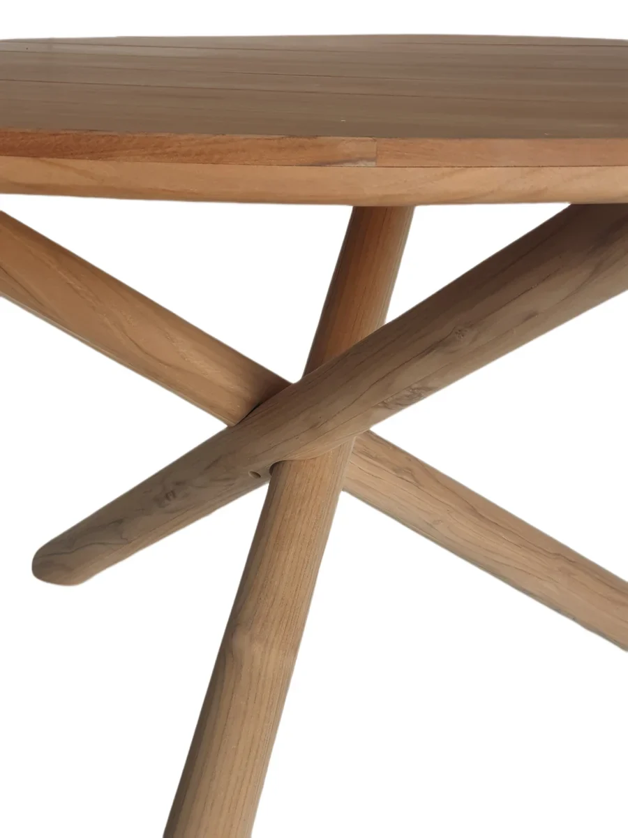barths Mola runder Dining-Tisch Ø 135 cm - Teak - Image 2