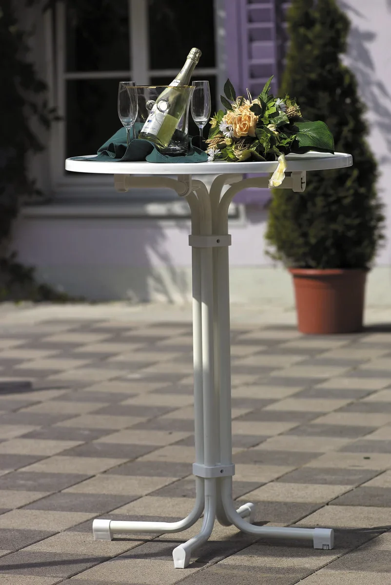 barths Multiflex – Stehtisch rund 80 cm Weiß - Image 4