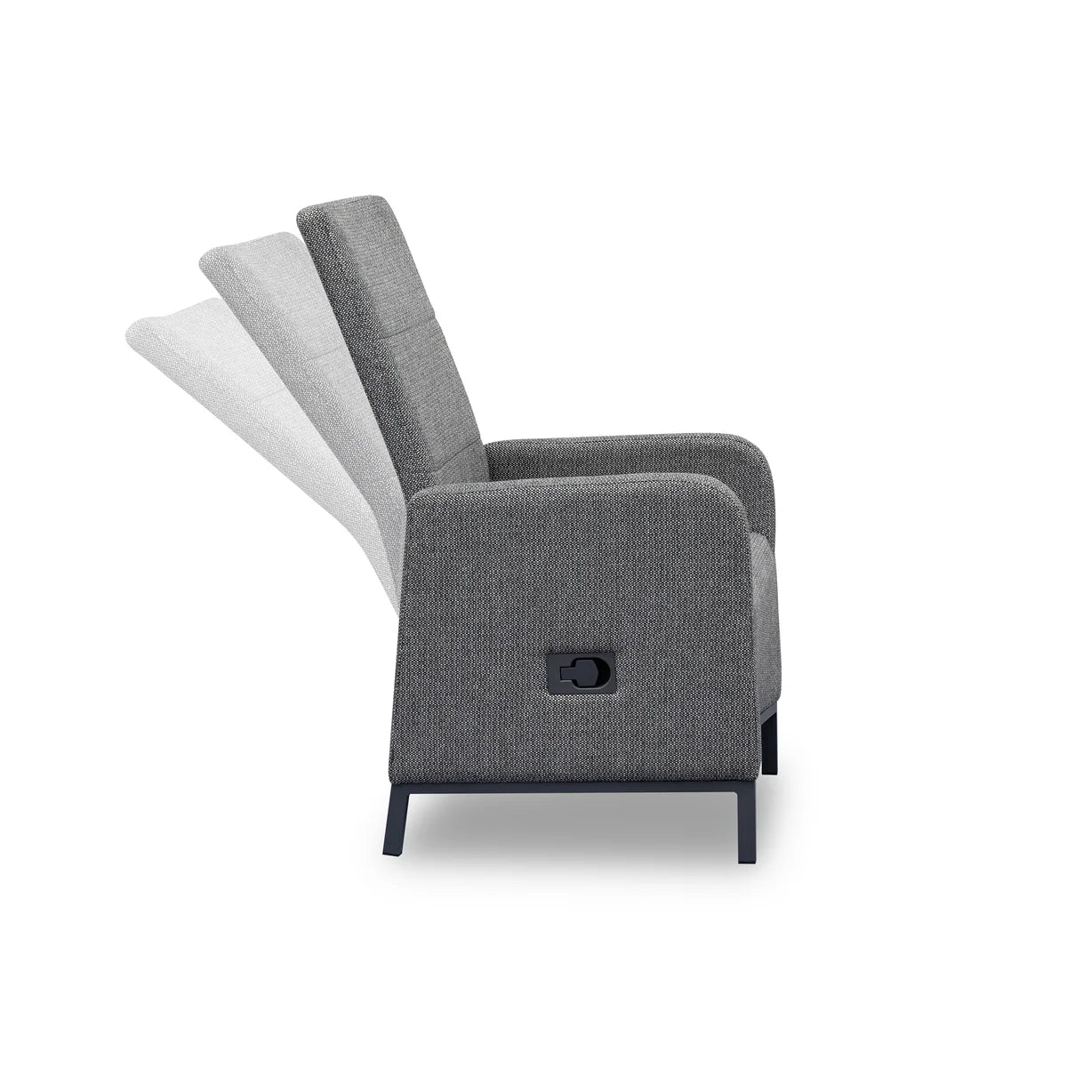 barths Riga – Relaxsessel mit Fußhocker Anthrazit - Image 2