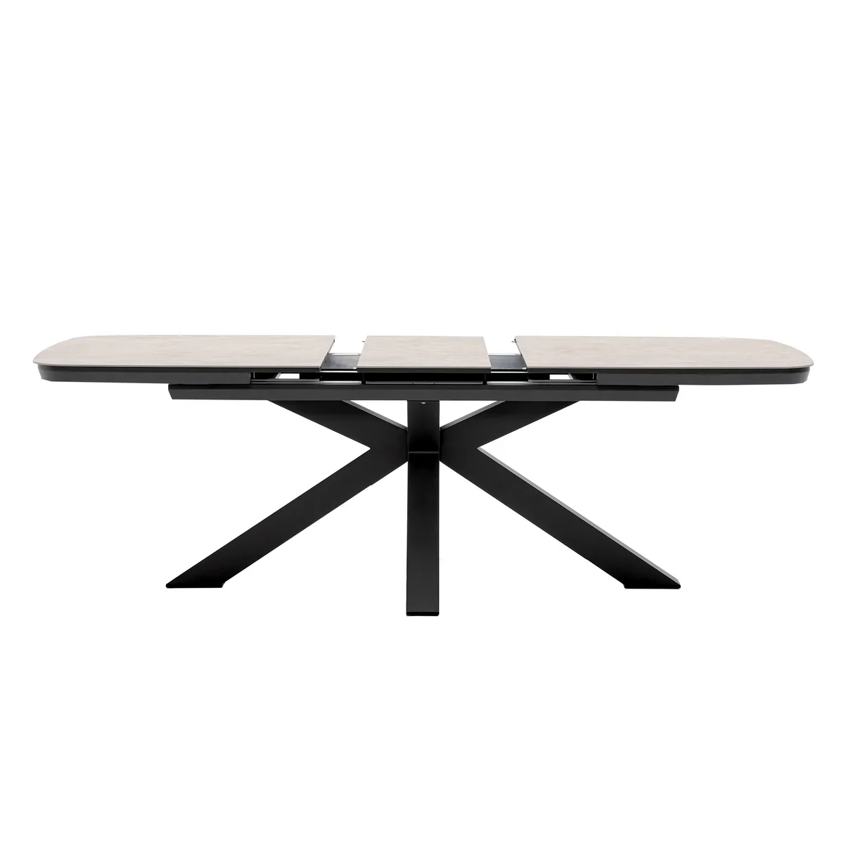 barths Torino ausziehbarer Dining-Tisch 180/220 x 100 cm - Anthrazit - Image 3