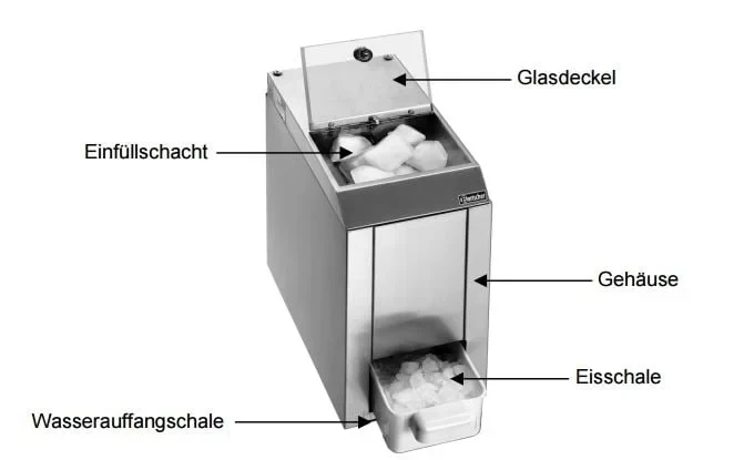 Bartscher Eiscrusher 60kg - Image 3