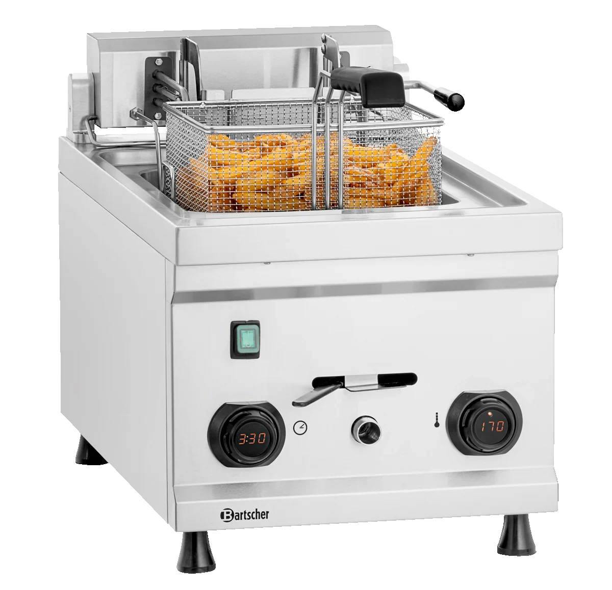 Bartscher Fritteuse MDI 12L Korblift - Image 2