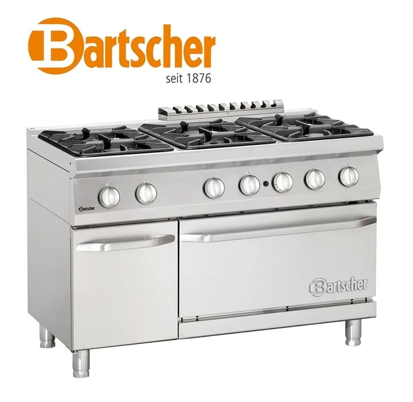 Bartscher Gasherd Serie 700 Classic, 6 Flammen - Standgerät - Image 2