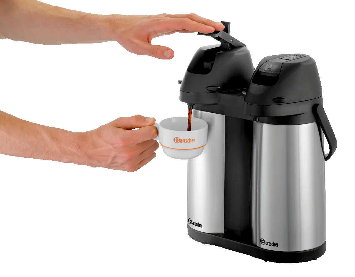 Bartscher Isolierpumpkanne Duo 1,9L-ST - Image 4