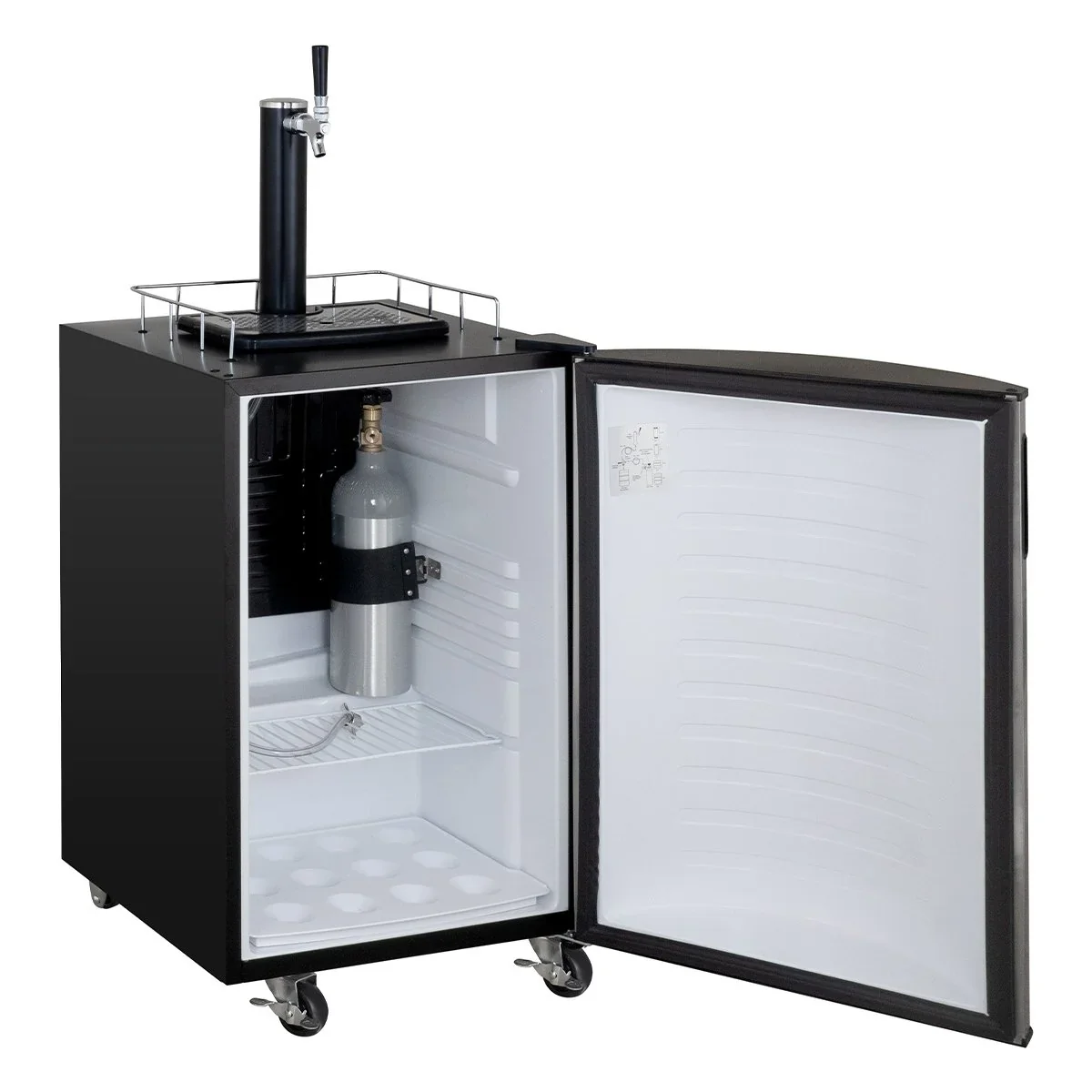 Bierkühler 128 Liter mit Zapfhahn, 665 x 515 x 815 mm, auf Rollen - Image 3