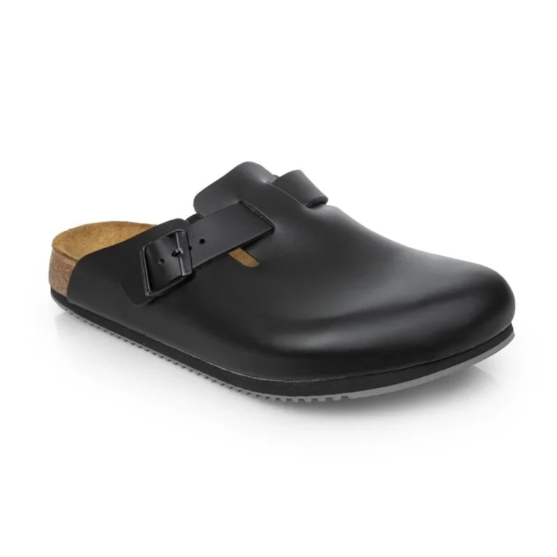 Birkenstock Boston Super Grip Clogs schwarz Größe 42