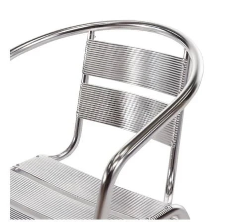 Bistrostühle Bolero aus Aluminium mit gerundeter Armlehne - 4 Stück - Image 3