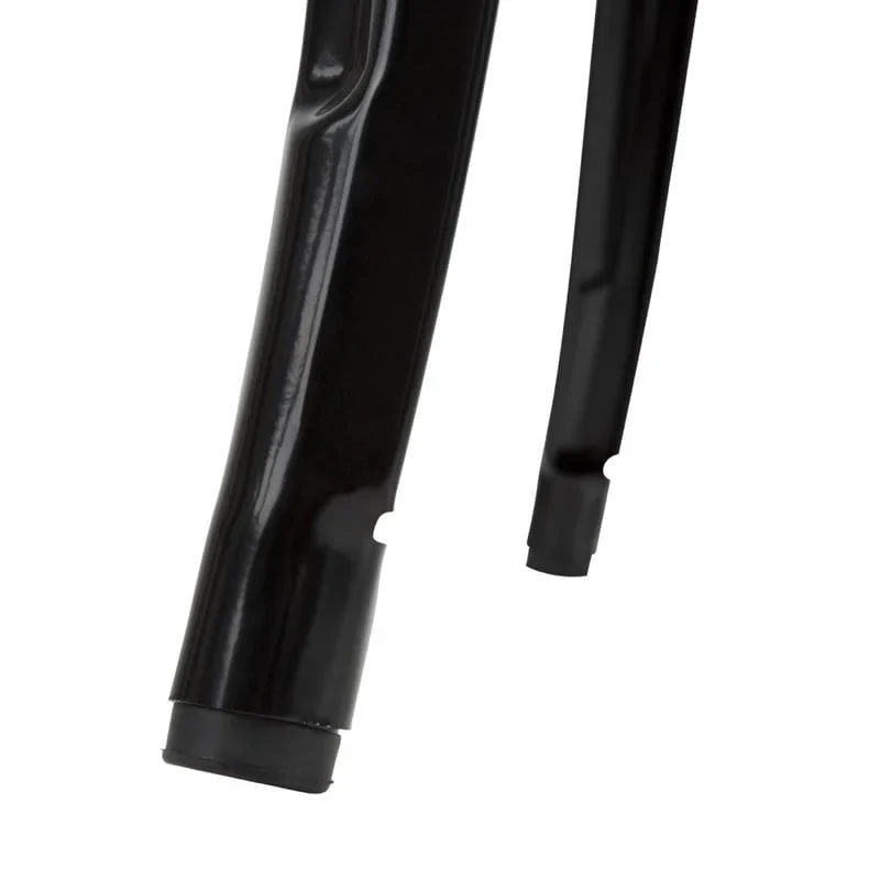 Bolero Bistro Bartisch mit Holzplatte schwarz - Image 6