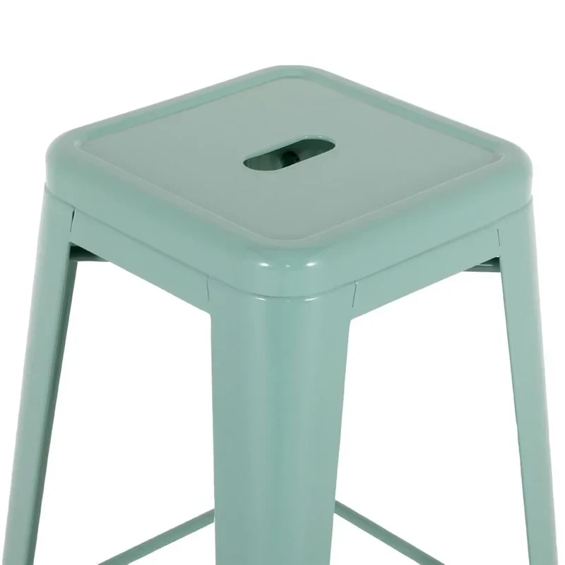 Bolero Bistro Metall Hohe Hocker Olivgrün (4 Stück) - Image 2