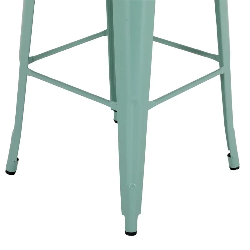 Bolero Bistro Metall Hohe Hocker Olivgrün (4 Stück) - Image 3