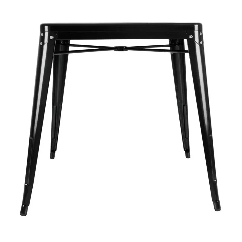 Bolero Bistro Quadratischer Stahltisch Schwarz 660mm - Image 7