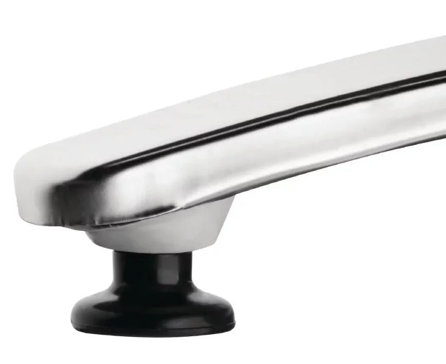 Bolero Tischgestell mit Fußkreuz aus Aluminium 680 mm - Image 4
