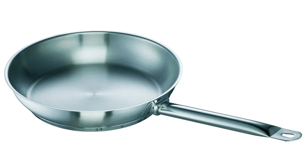 Bratpfanne Chef, Edelstahl, unbeschichtet, 32cm