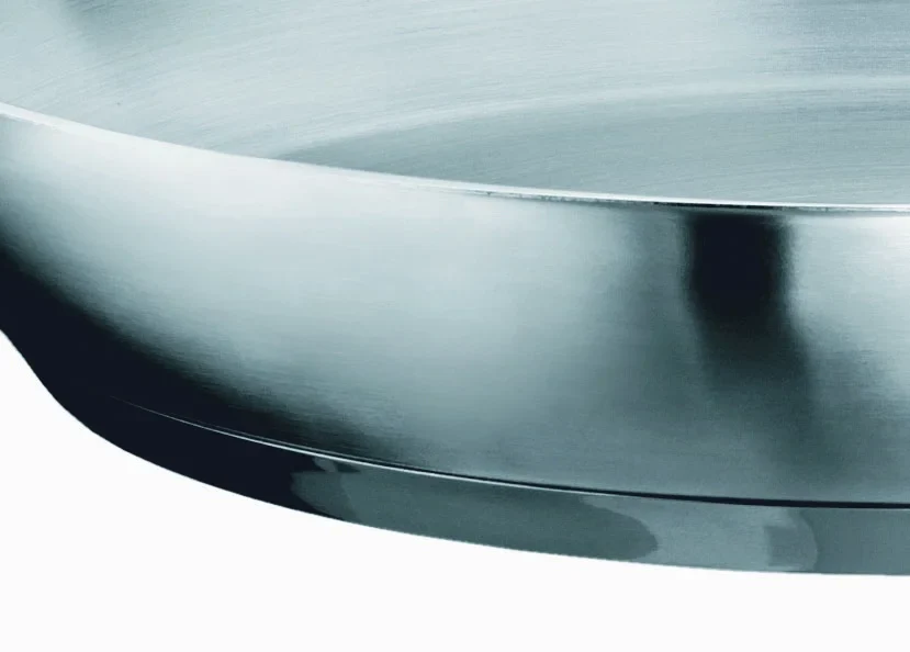 Bratpfanne Chef, Edelstahl, unbeschichtet, 40cm - Image 2