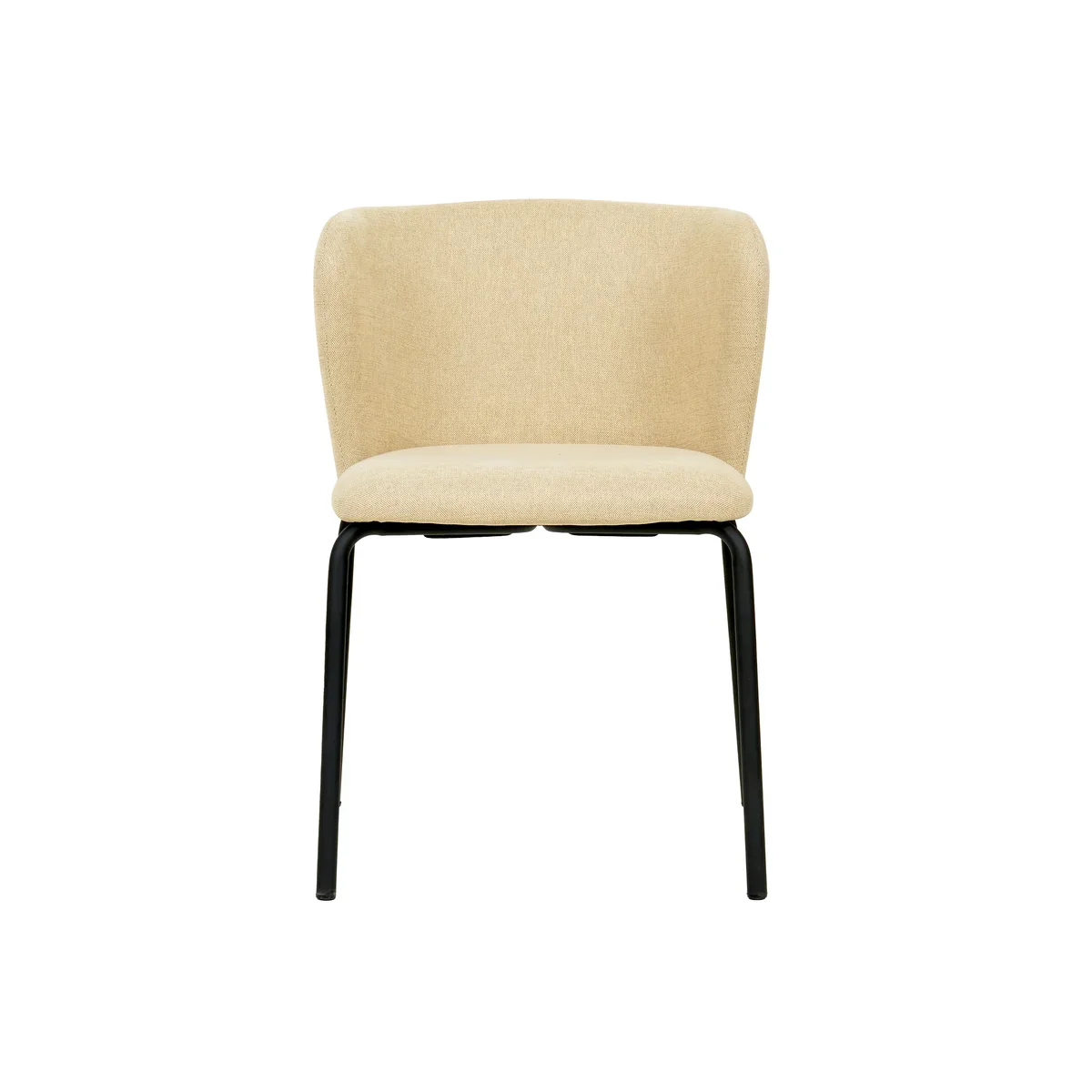 Feros Break Stapelstuhl mit Bezug – Beige - Image 2