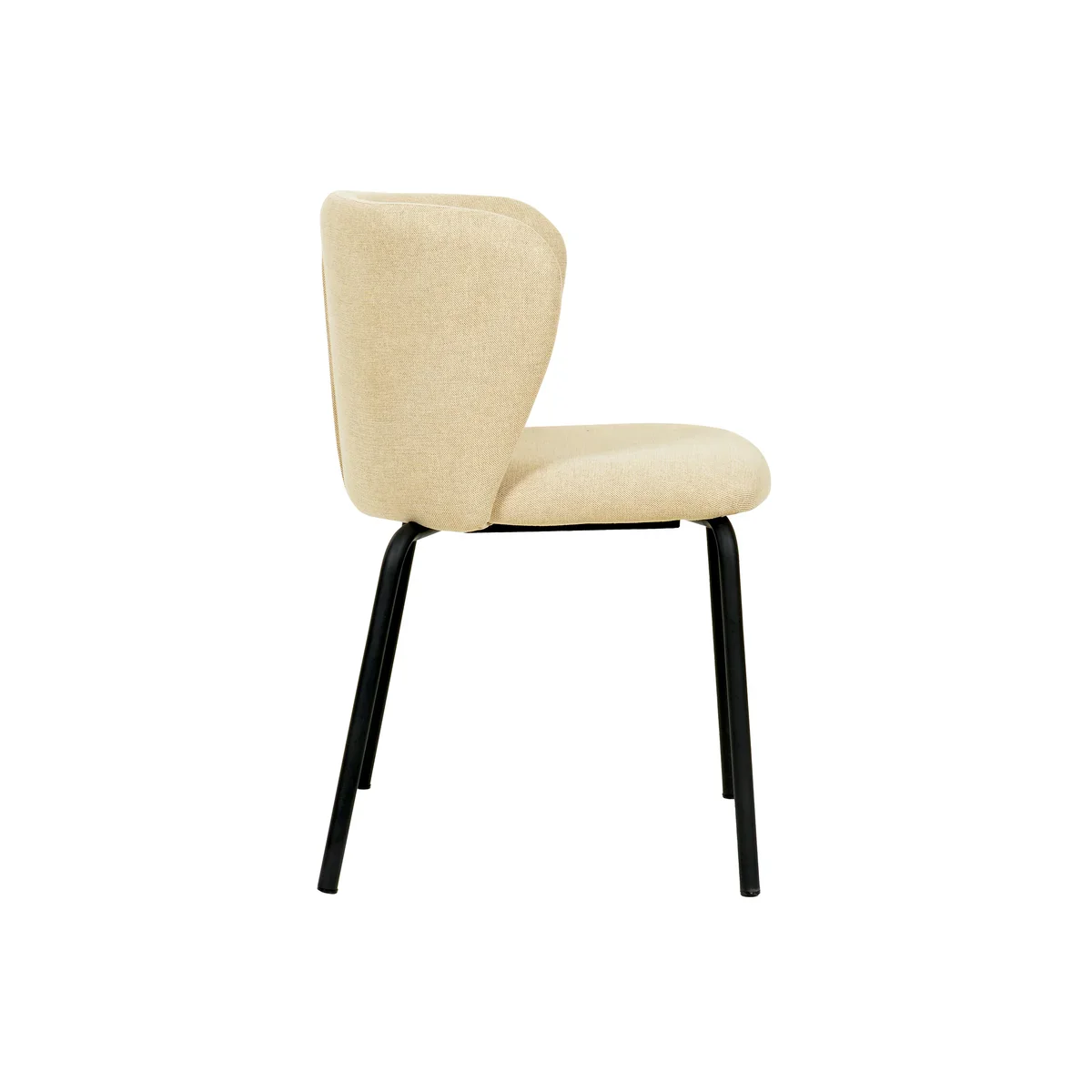 Feros Break Stapelstuhl mit Bezug – Beige - Image 3