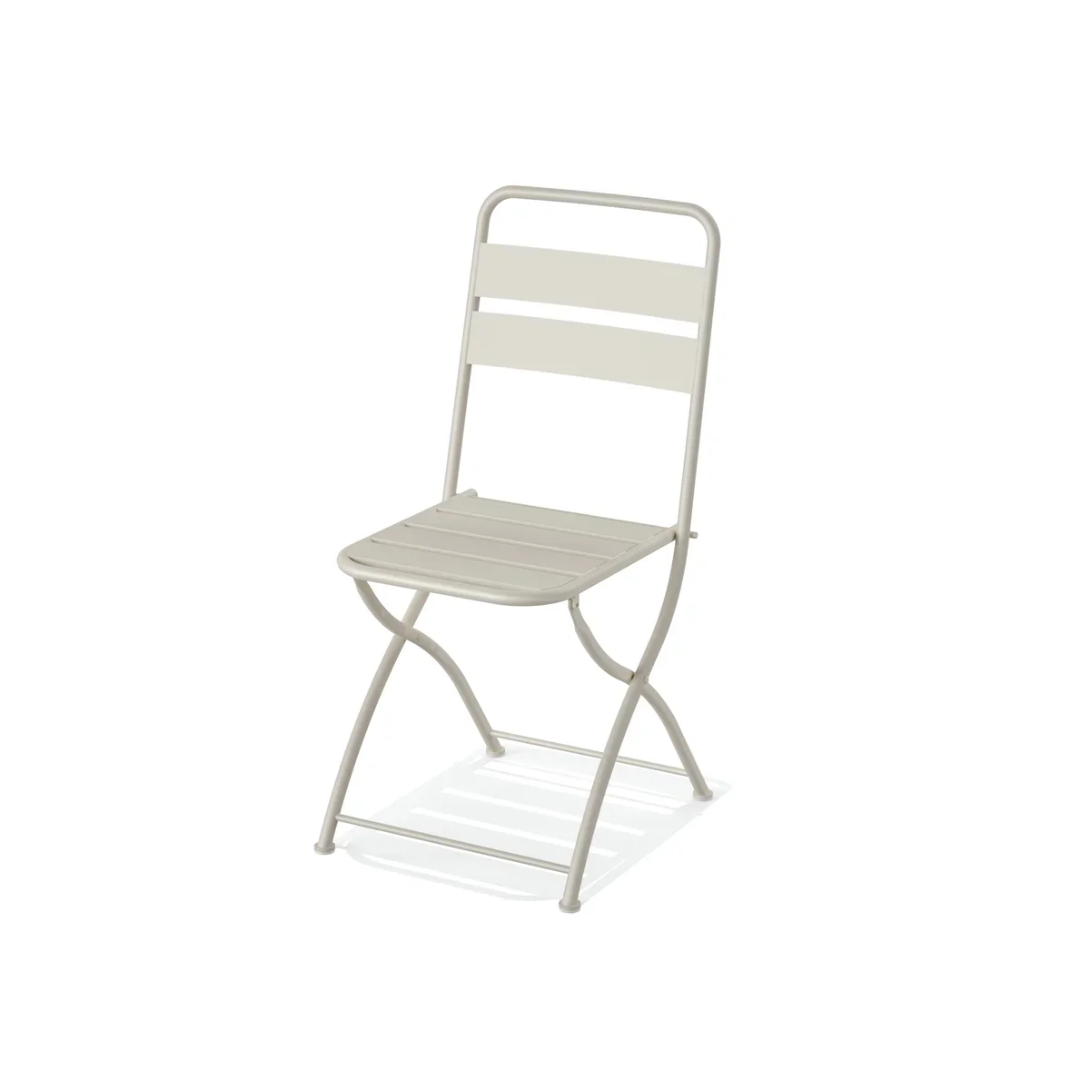 Feros Breeze Bistro Klappstuhl Metall – Beige