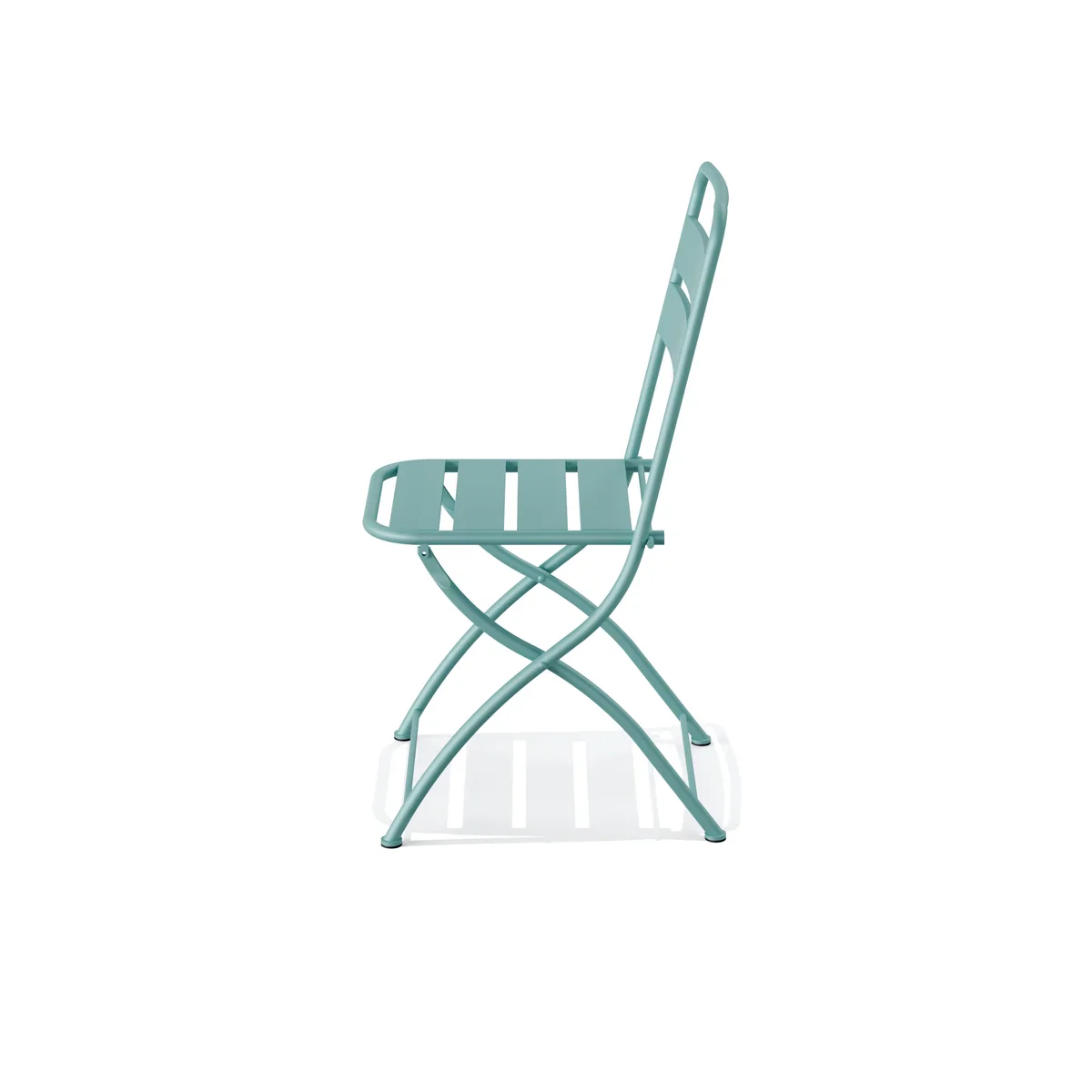 Feros Breeze Bistro Klappstuhl Metall – Blau - Image 2