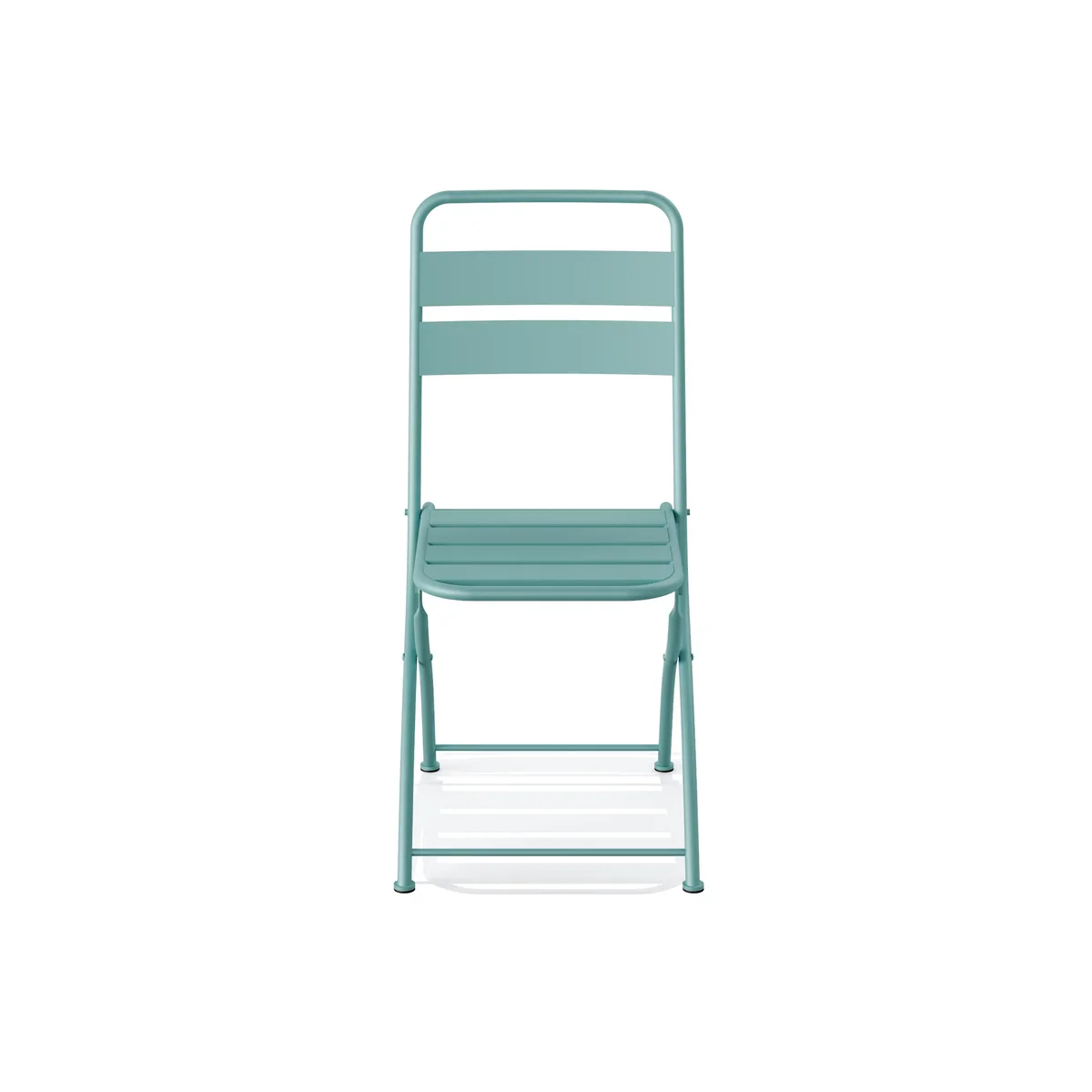 Feros Breeze Bistro Klappstuhl Metall – Blau - Image 3