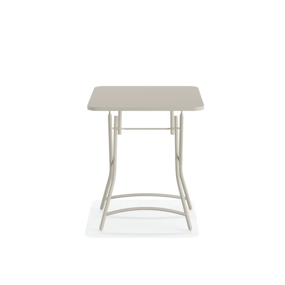 Feros Breeze Bistro Klapptisch Metall – Beige - Image 3
