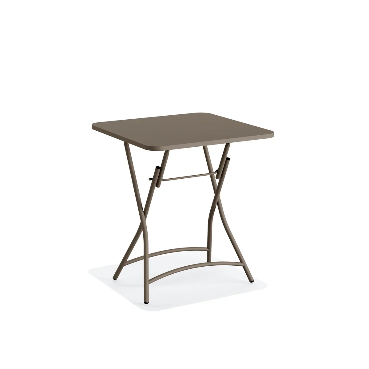 Feros Breeze Bistro Klapptisch Metall – Cappuccino