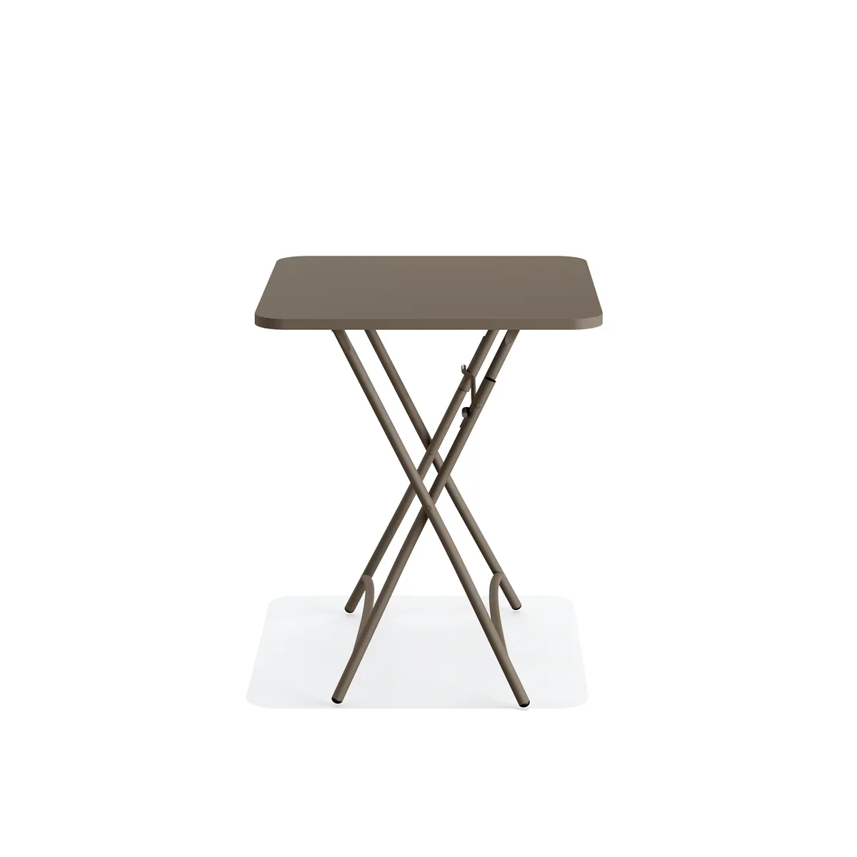Feros Breeze Bistro Klapptisch Metall – Cappuccino - Image 2