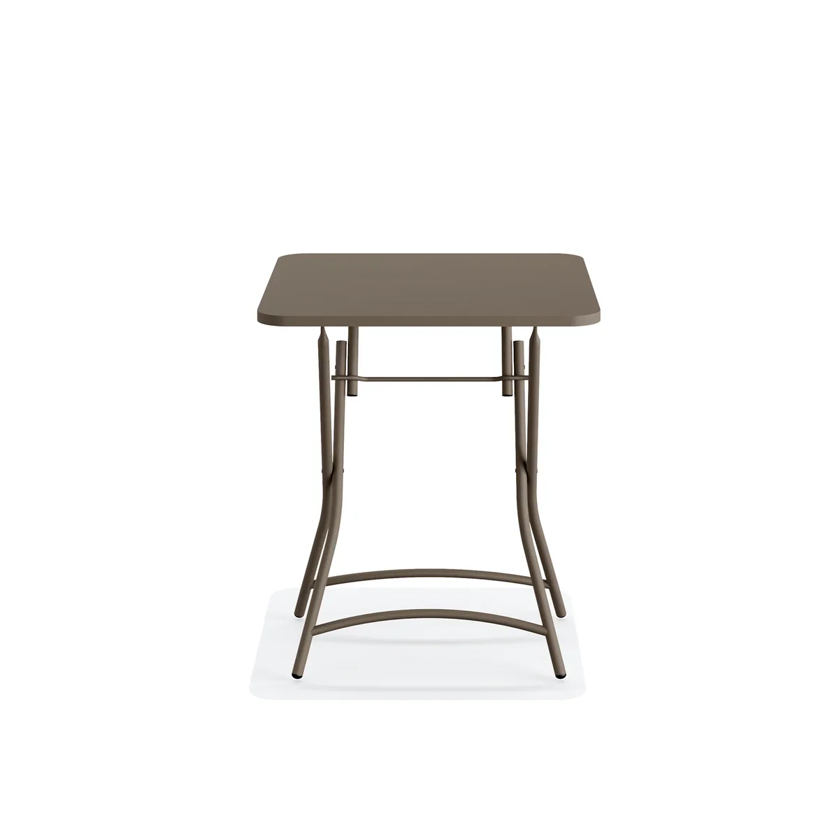 Feros Breeze Bistro Klapptisch Metall – Cappuccino - Image 3