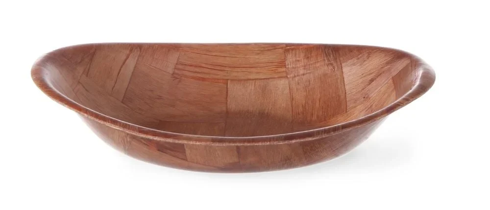 Brotschale aus Holz oval