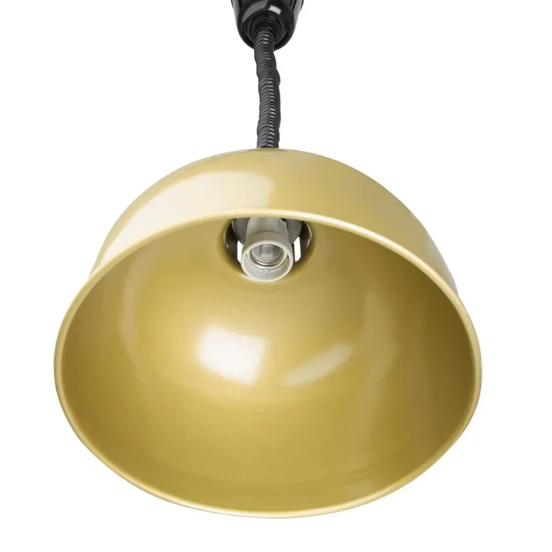 Buffalo ausziehbare runde Wärmelampe mit Gold-Finish - Image 3
