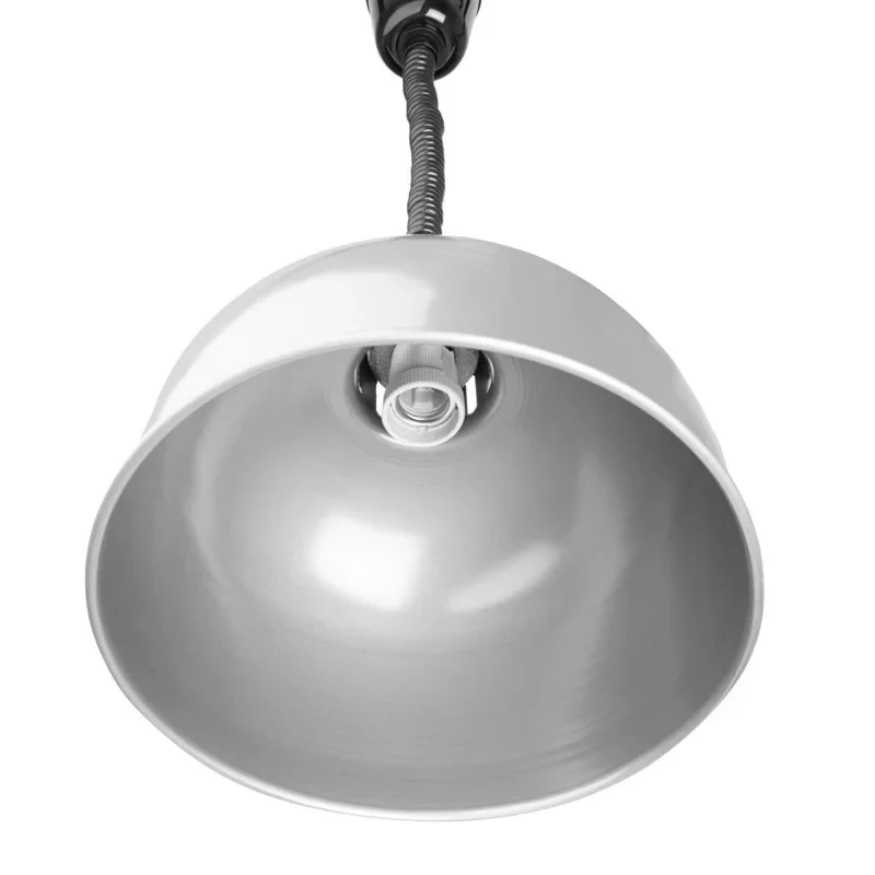 Buffalo ausziehbare runde Wärmelampe mit Silber-Finish - Image 3